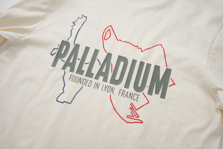 S/S TEE LYON MAP STAR WHITE