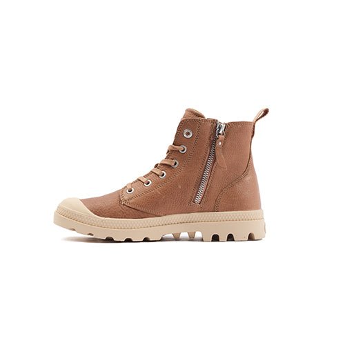 PAMPA HI ZIP LTH ESS NUDE BROWN