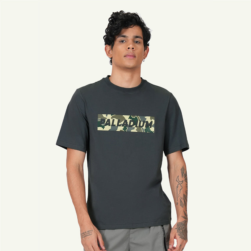 S/S TEE CAMO BANNER MEN'S T-SHIRT EBONY