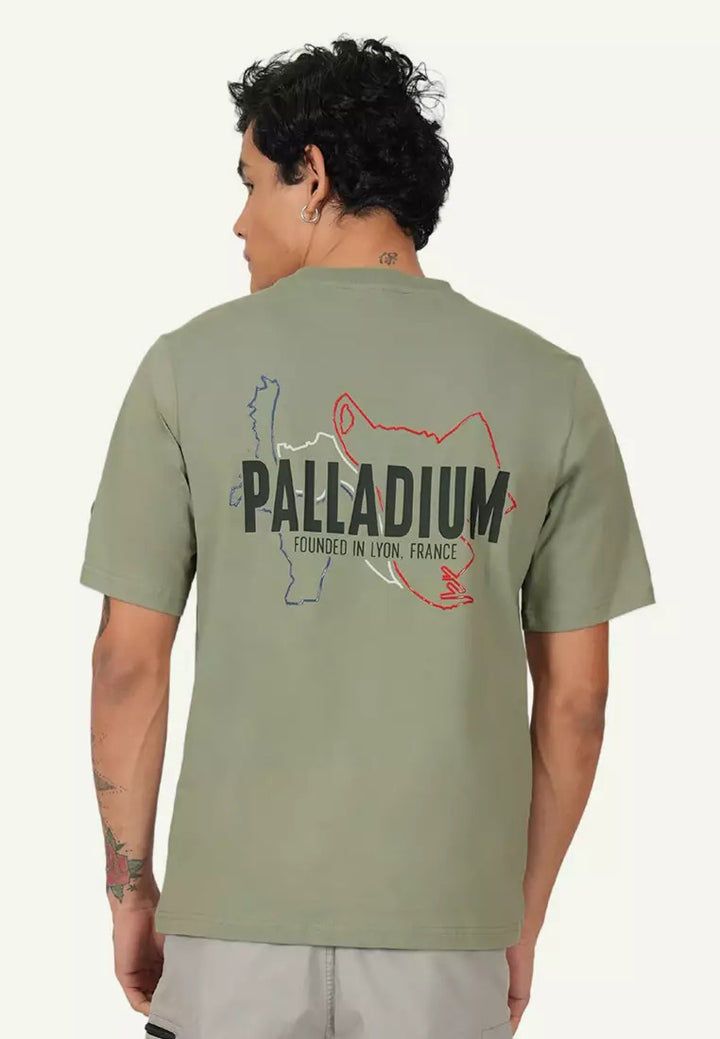 S/S TEE LYON MAP VETIVER