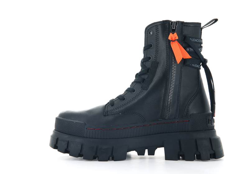 REVOLT BOOT LEATHER BLACK