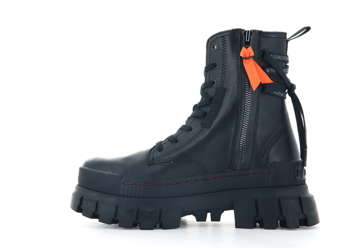 REVOLT BOOT LEATHER BLACK