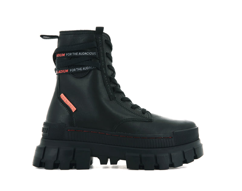 REVOLT BOOT LEATHER BLACK