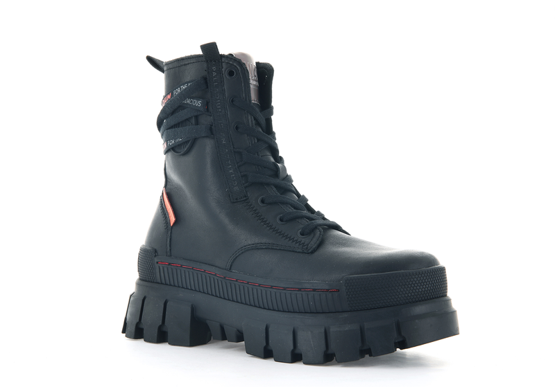 REVOLT BOOT LEATHER BLACK