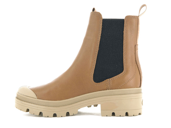 PALLABASE CHELSEA LEATHER DEAR BROWN