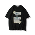 Ht Tee Print Vintage Anthracite 109295-009