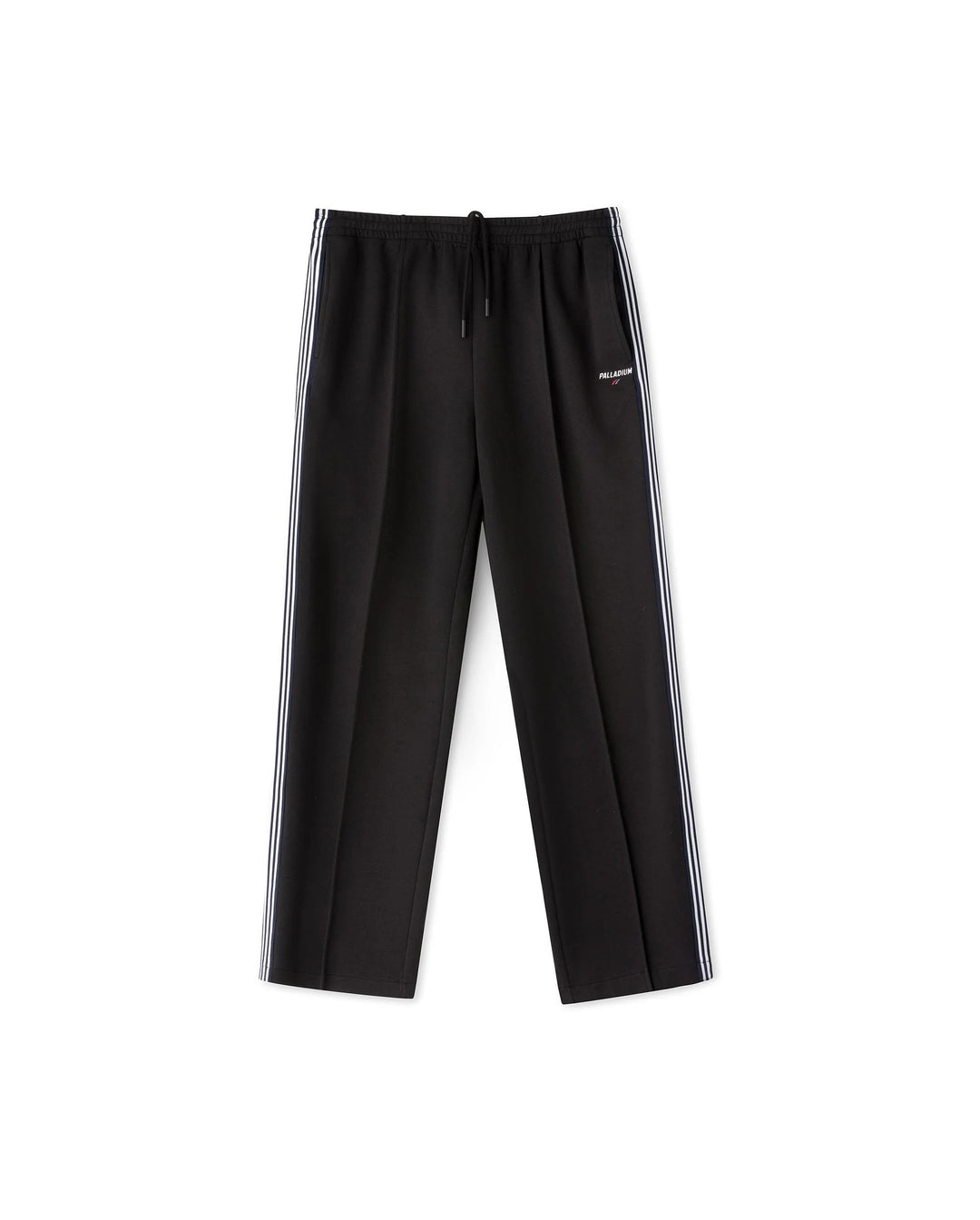 MEN'S LOGO SIDE STRIPES COLOR BLOCKS PANTS BLACK