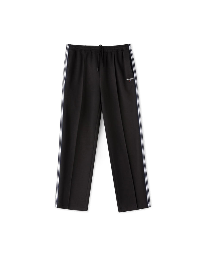 MEN'S LOGO SIDE STRIPES COLOR BLOCKS PANTS BLACK