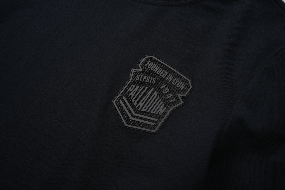 L/S TEE GPS PRINT ANTHRACITE