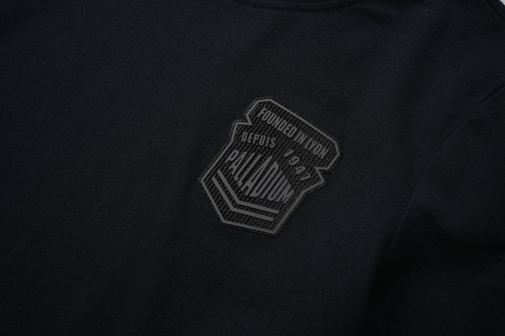 L/S TEE GPS PRINT ANTHRACITE