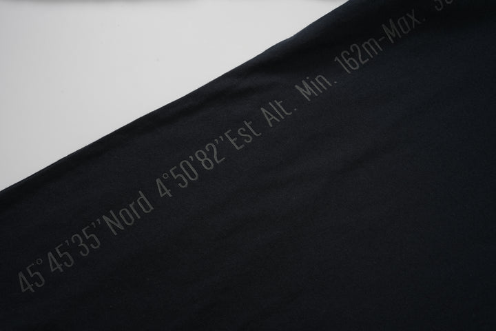 L/S TEE GPS PRINT ANTHRACITE