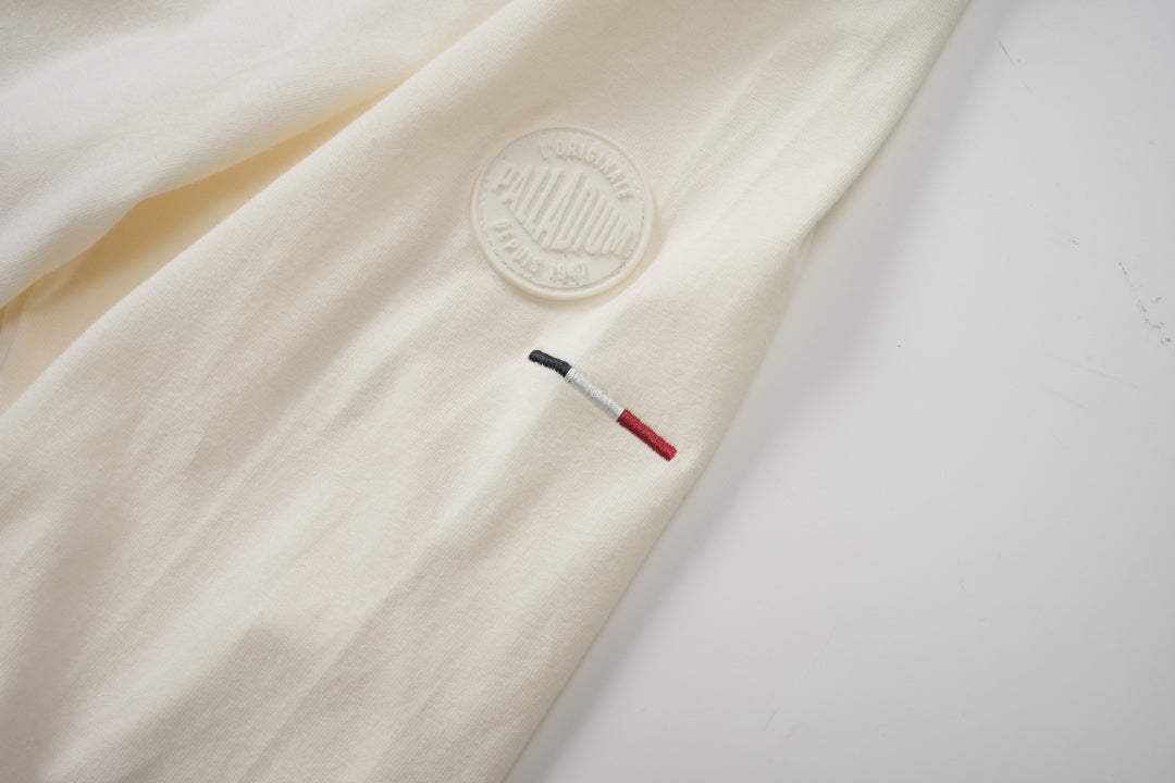 L/S TEE GPS PRINT STAR WHITE