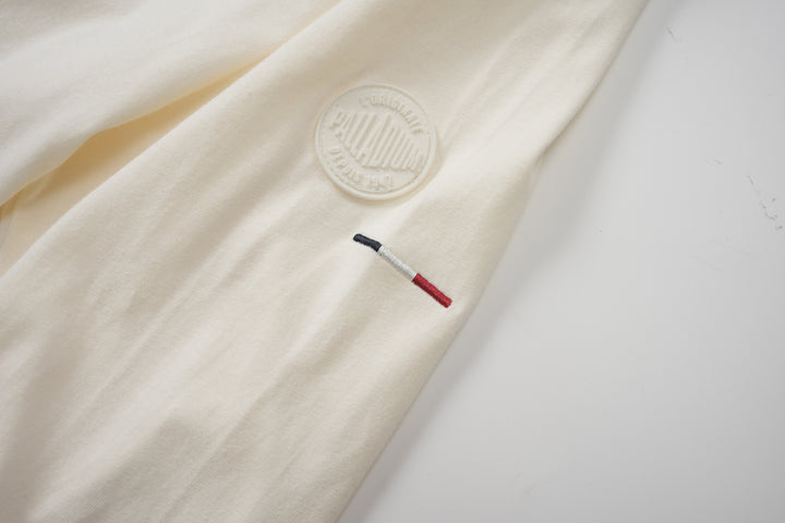 L/S TEE GPS PRINT STAR WHITE