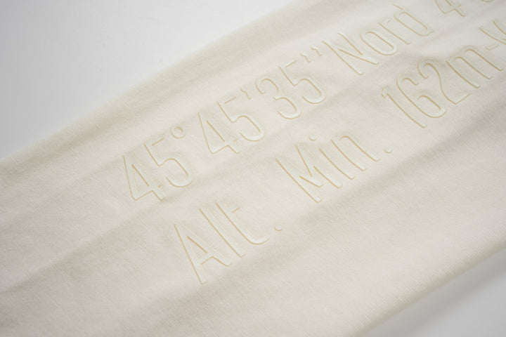 L/S TEE GPS PRINT STAR WHITE