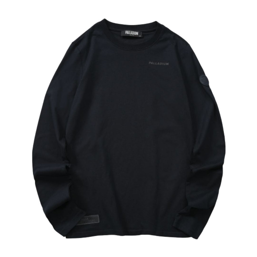 L/S Tee Slv Logo Print Anthracite 108458-009