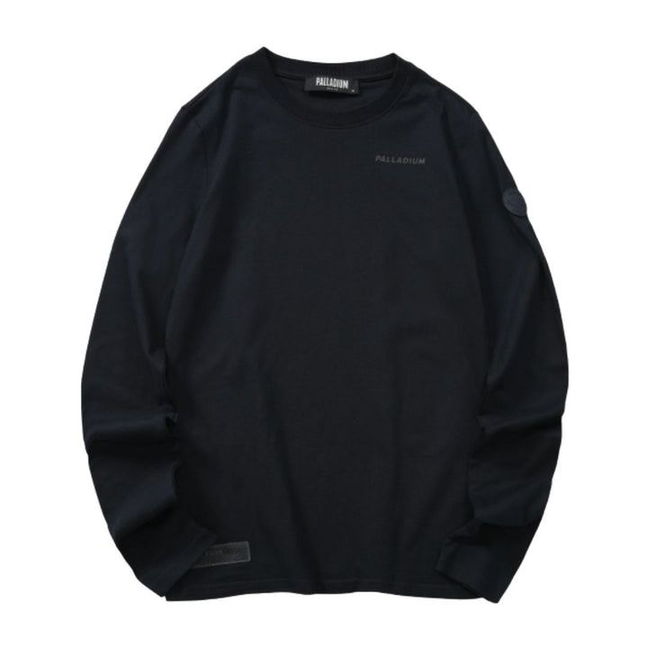 L/S Tee Slv Logo Print Anthracite 108458-009
