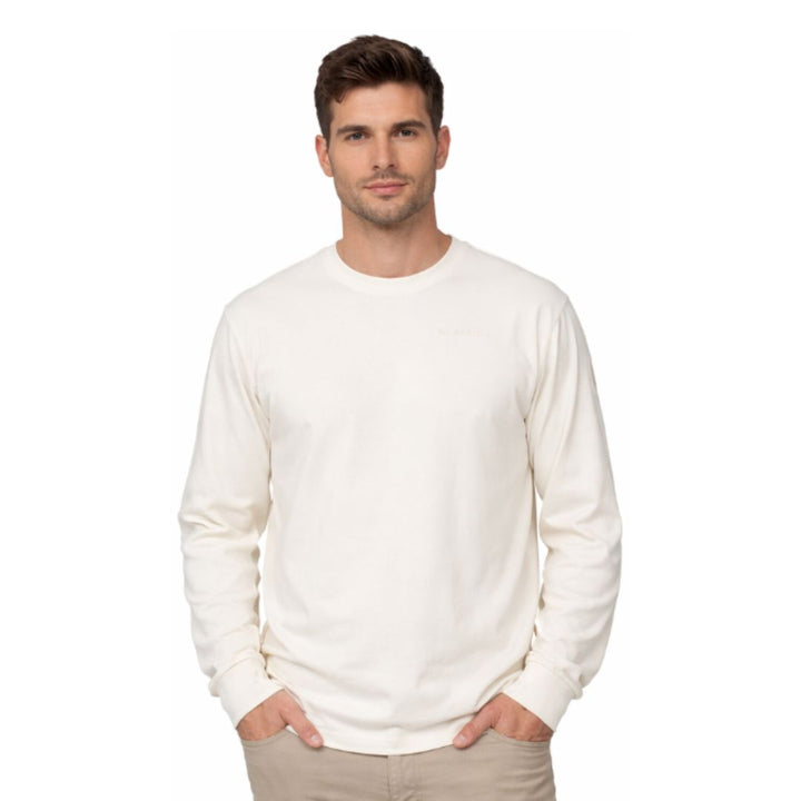 L/S Tee Slv Logo Print Star White 108458-116