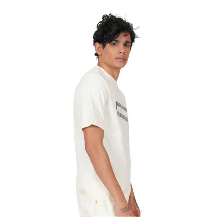 S/S Tee Camo Banner Men'S T-Shirt Star White 108483-116