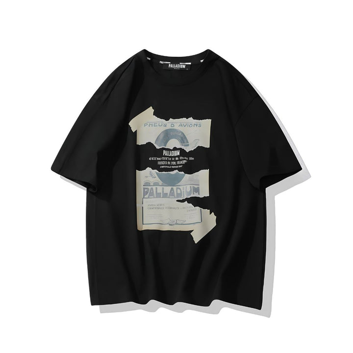 Ht Tee Print Vintage Anthracite 109295-009