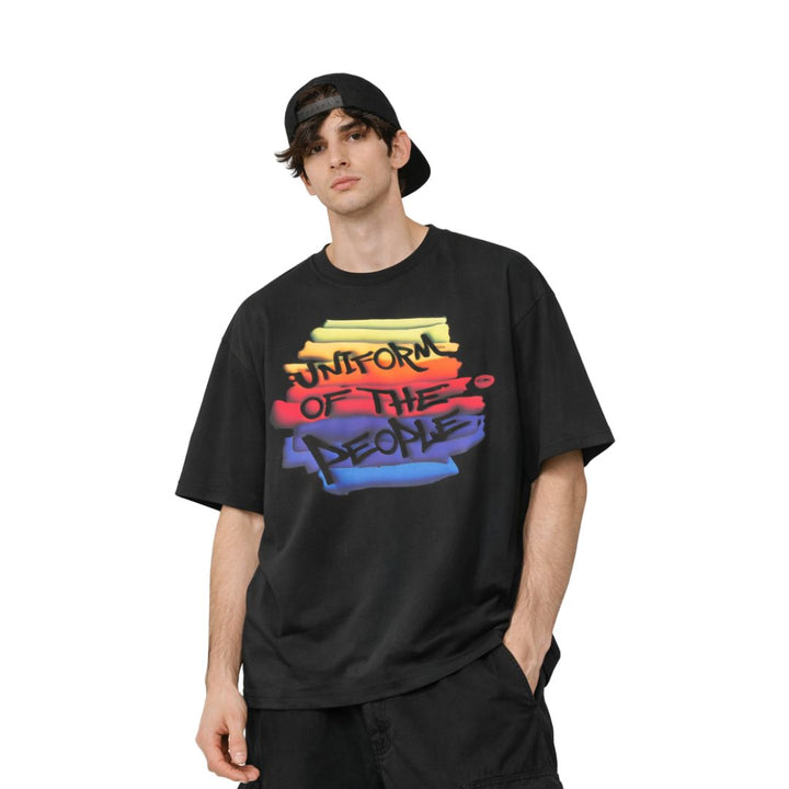 Mt Tee Print Rainbow 109314-009