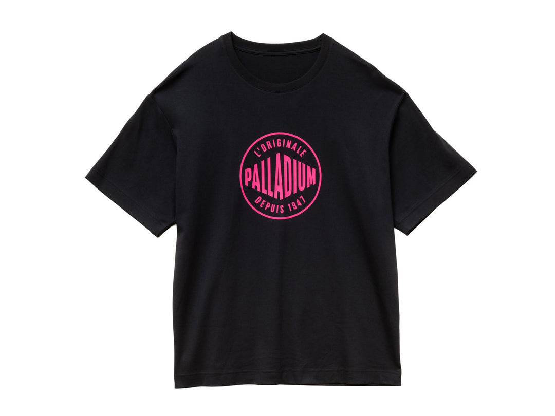 UNISEX PALLADIUM FRANCE LOGO COTTON T-SHIRT BLACK
