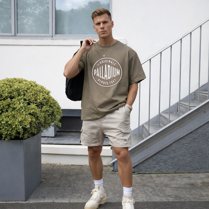 Unisex Palladium France Logo Cotton T-Shirt