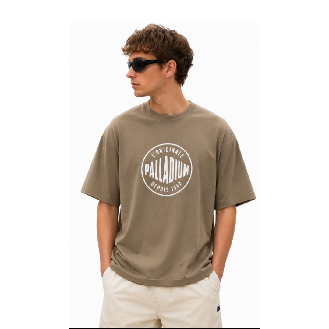 Unisex Palladium France Logo Cotton T-Shirt 1710934-377