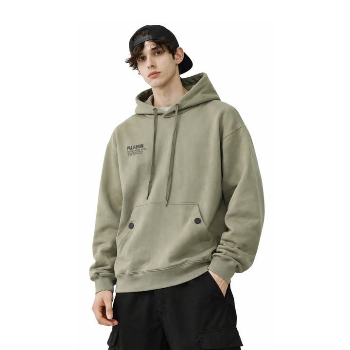 Ht Sw Hoodie Rycl Logo Green Olive 179287-309