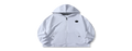 Ht Zip Hoodie Scratch Print White 179296-100