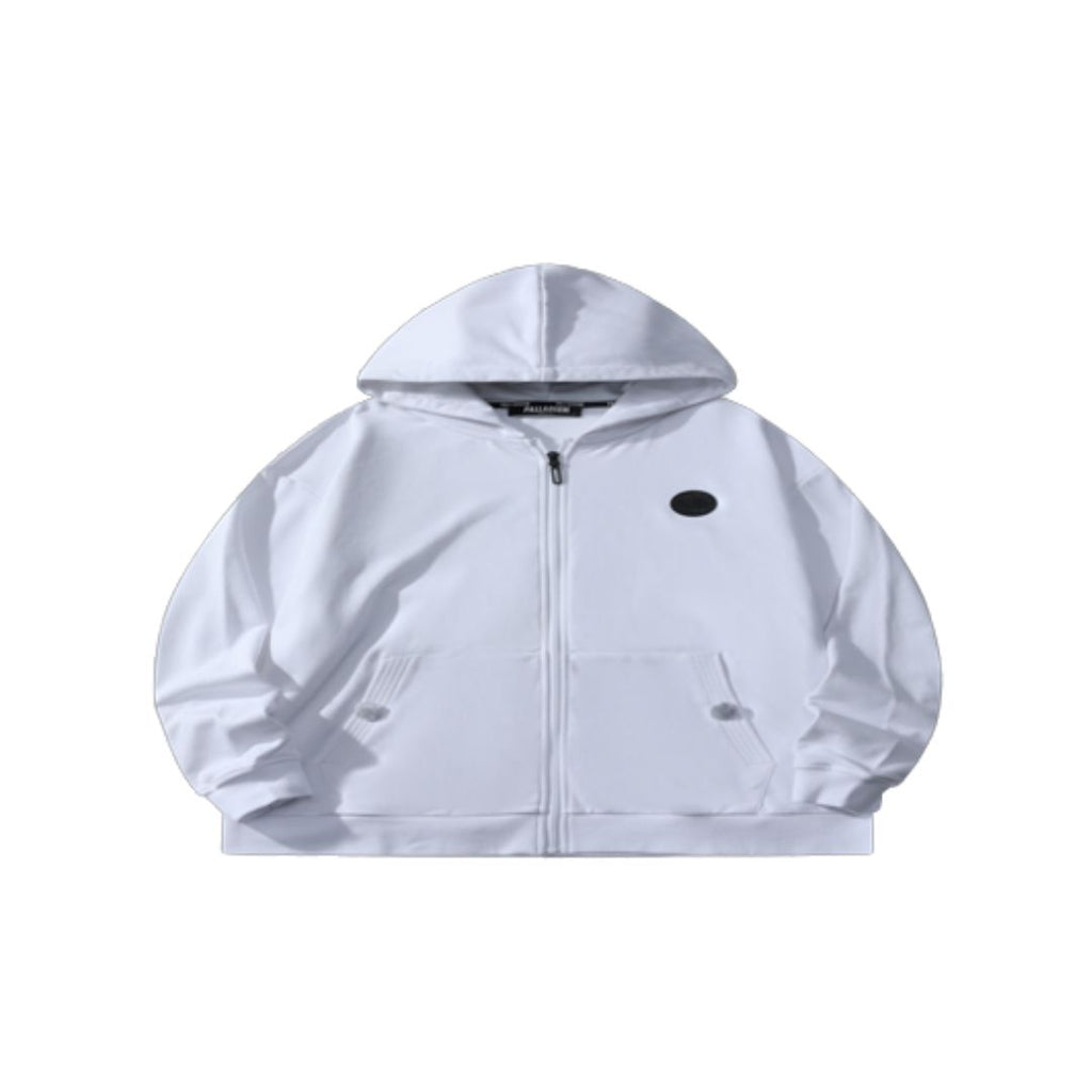 Ht Zip Hoodie Scratch Print White 179296-100