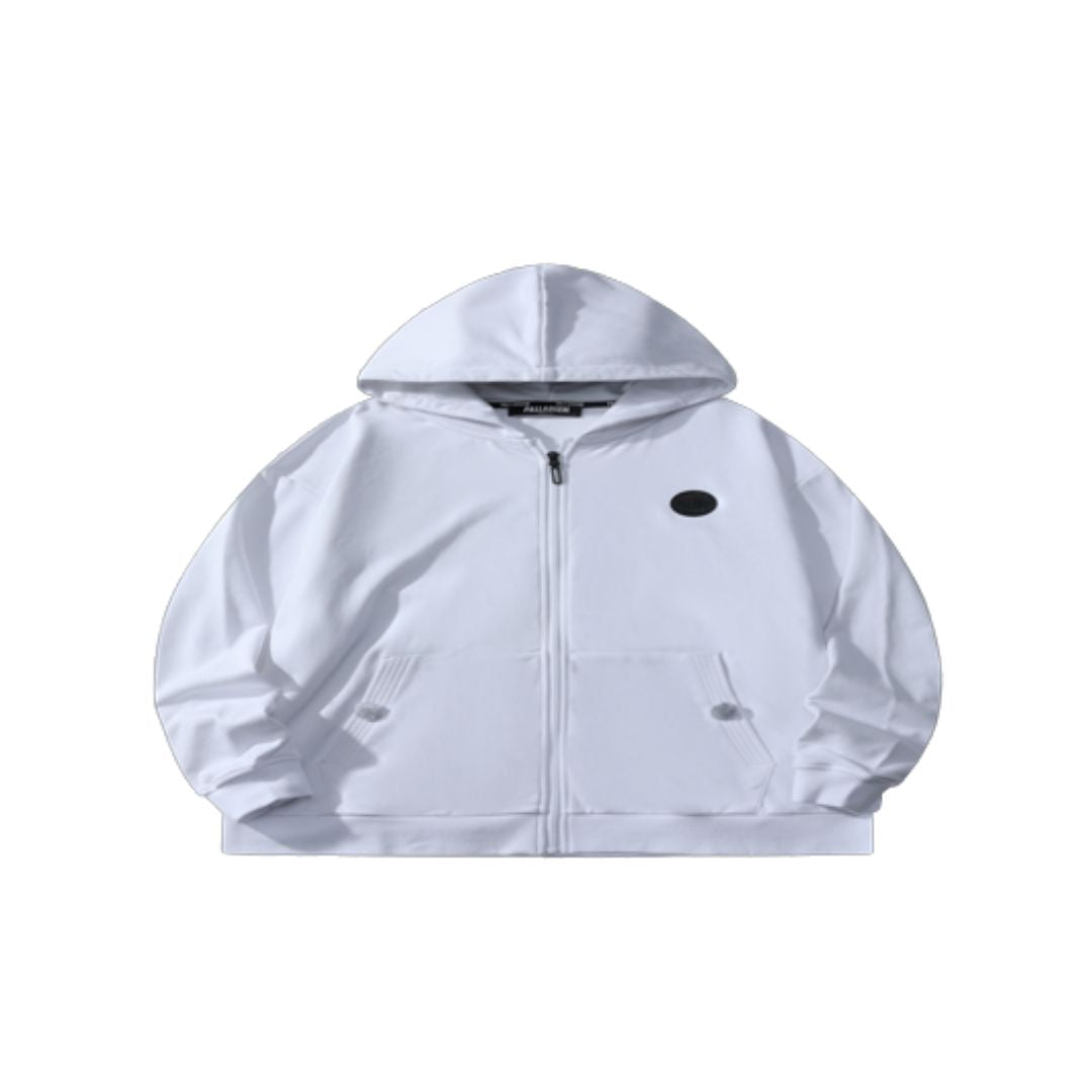 Ht Zip Hoodie Scratch Print White 179296-100