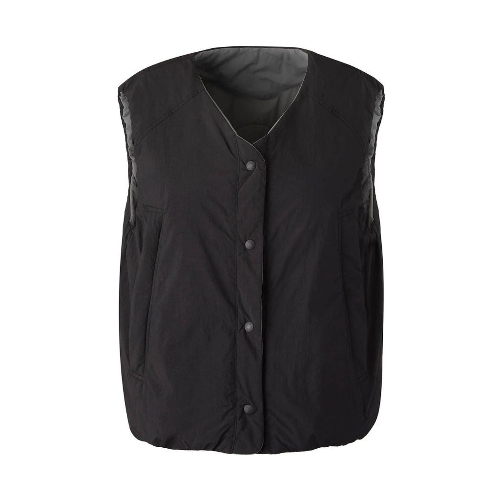Water Repellent Reversible Padded Vest Jacket Black 1911713-008