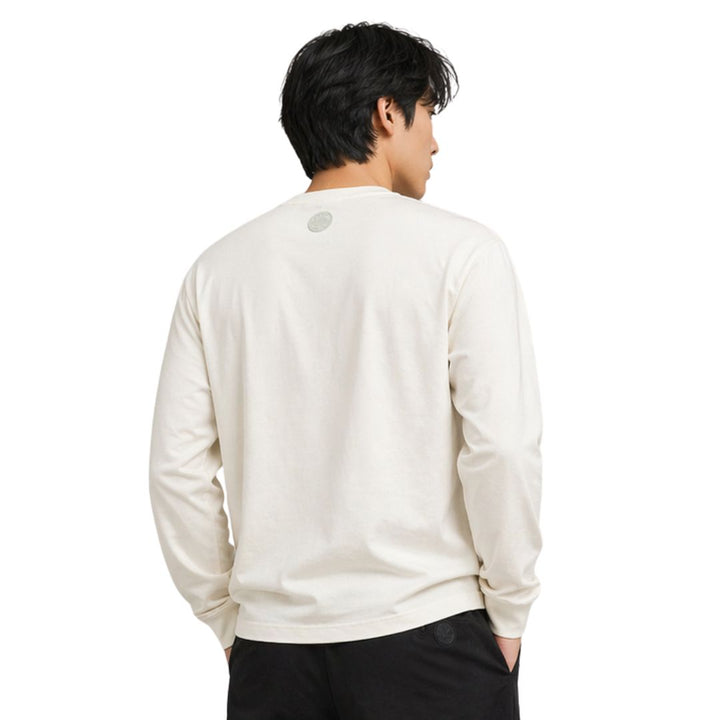 Unisex 3D Pockets Long Sleeves T-Shirt Fresh Grey