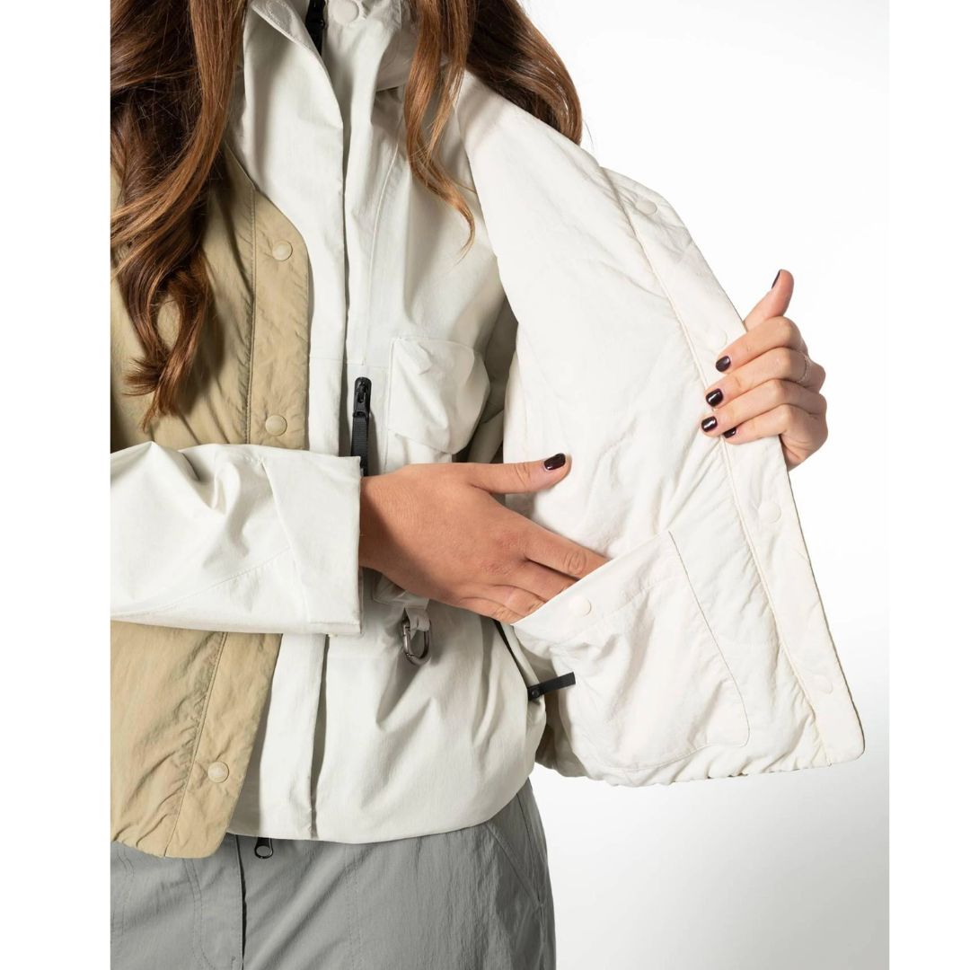 Water Repellent Reversible Padded Vest -1911713-257
