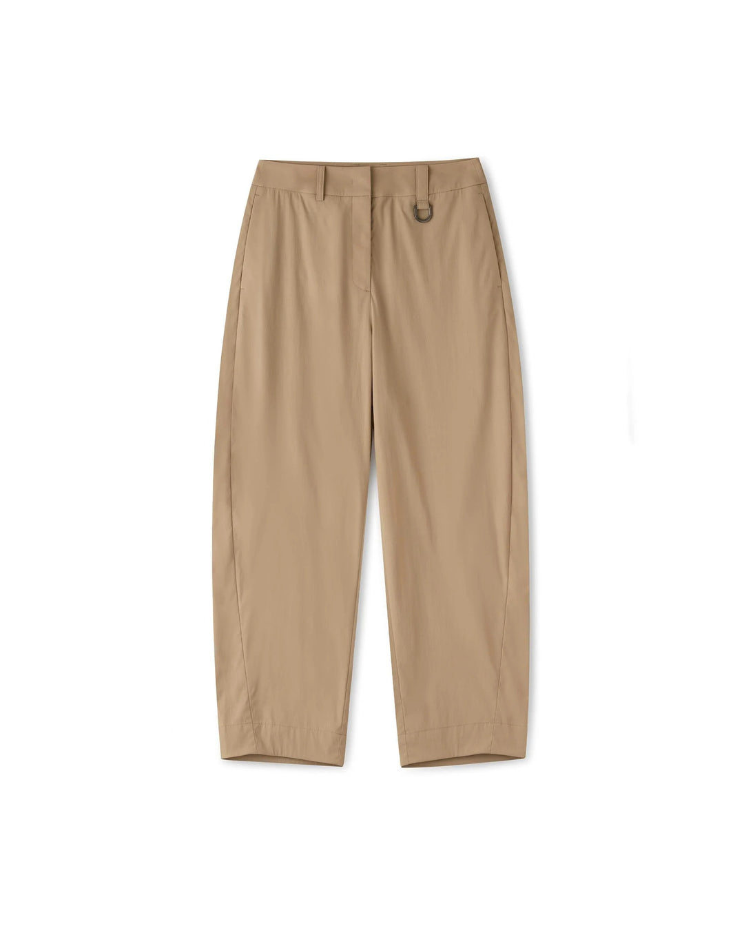 WOMEN'S BARREL LEG PANTS WARM SAND