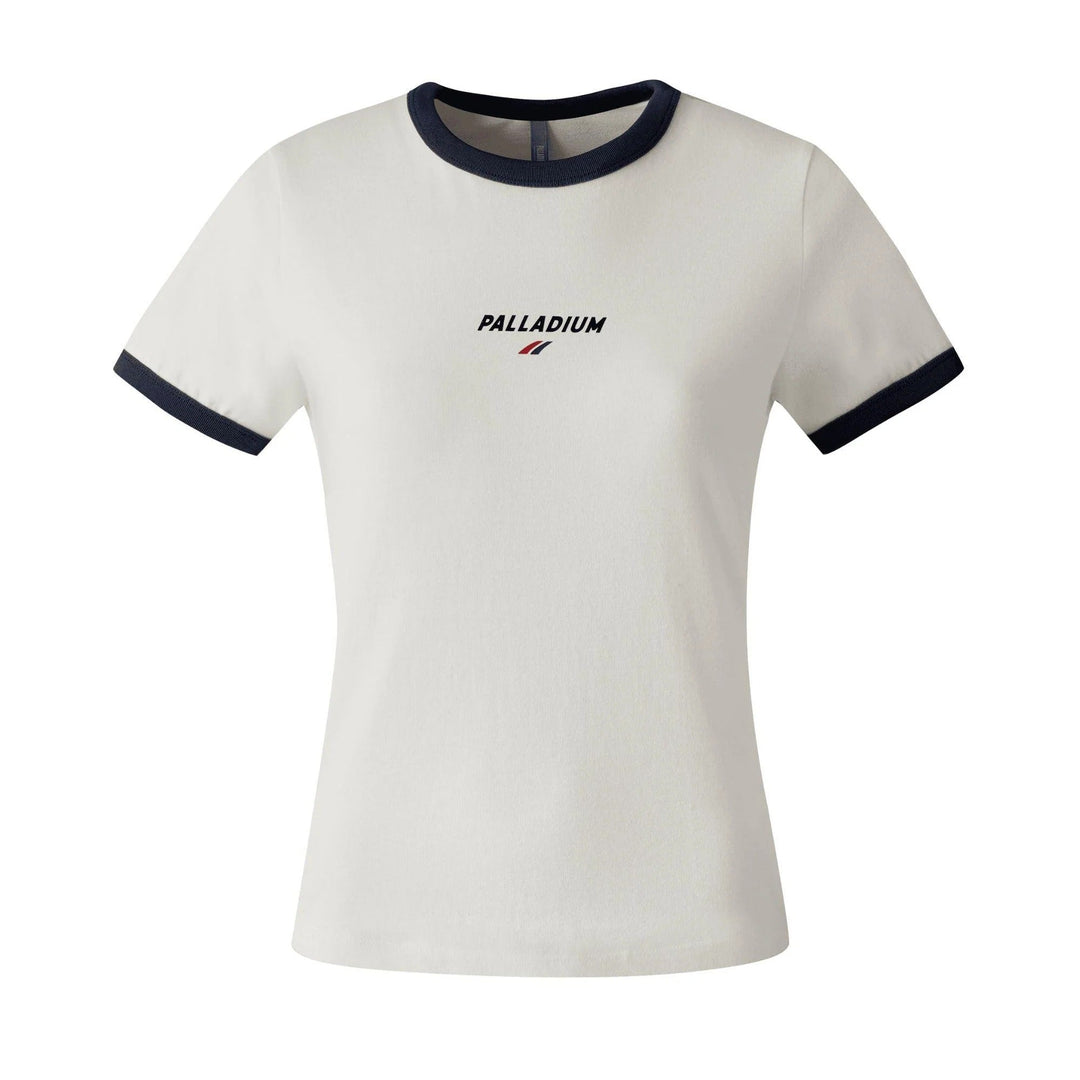 Women'S Palladium Logo Color Blocks T-Shirt Fresh Grey