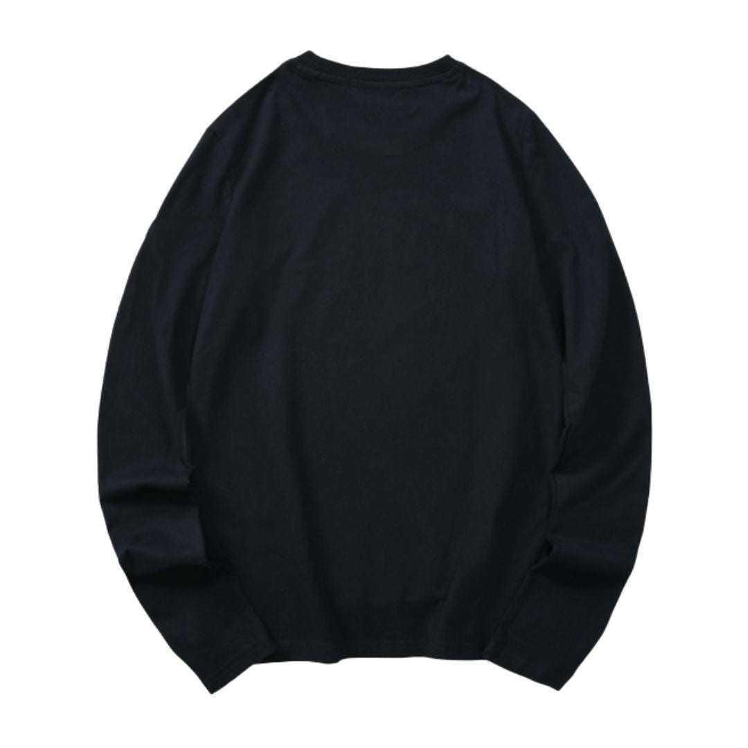 L/S Tee Gps Print Anthracite Men 108359-009
