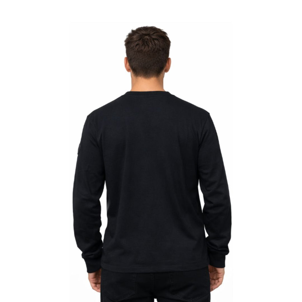 L/S Tee Gps Print Anthracite Men 108359-009