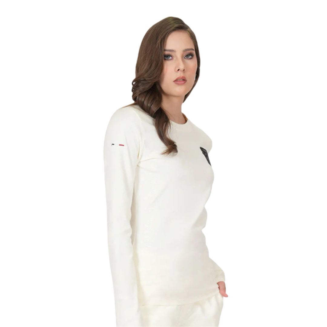 L/S Tee Gps Print Women'S Sweatshirt Star White 198359-116