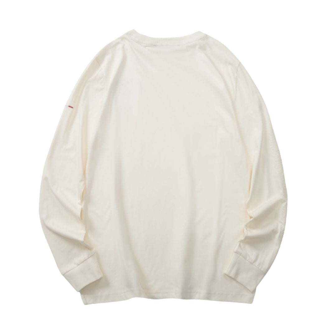 L/S Tee Gps Print Women'S Sweatshirt Star White 198359-116
