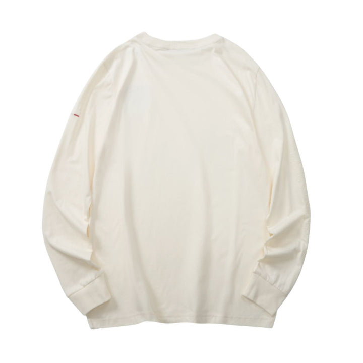L/S Tee Gps Print Women'S Sweatshirt Star White 198359-116