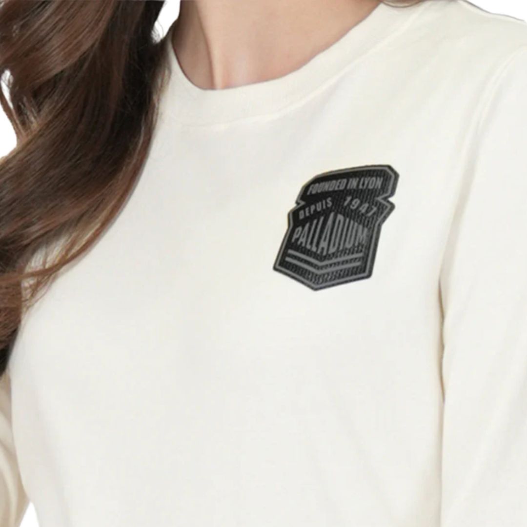 L/S Tee Gps Print Women'S Sweatshirt Star White 198359-116
