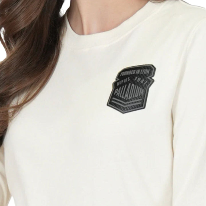 L/S Tee Gps Print Women'S Sweatshirt Star White 198359-116