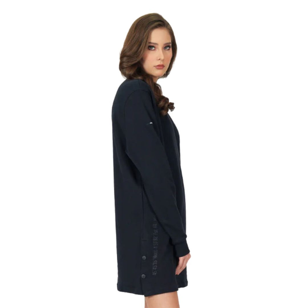 Sweat Dress Avn Patches Women'S Dress Anthracite 198368-009