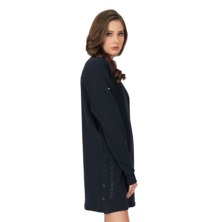 Sweat Dress Avn Patches Women'S Dress Anthracite 198368-009