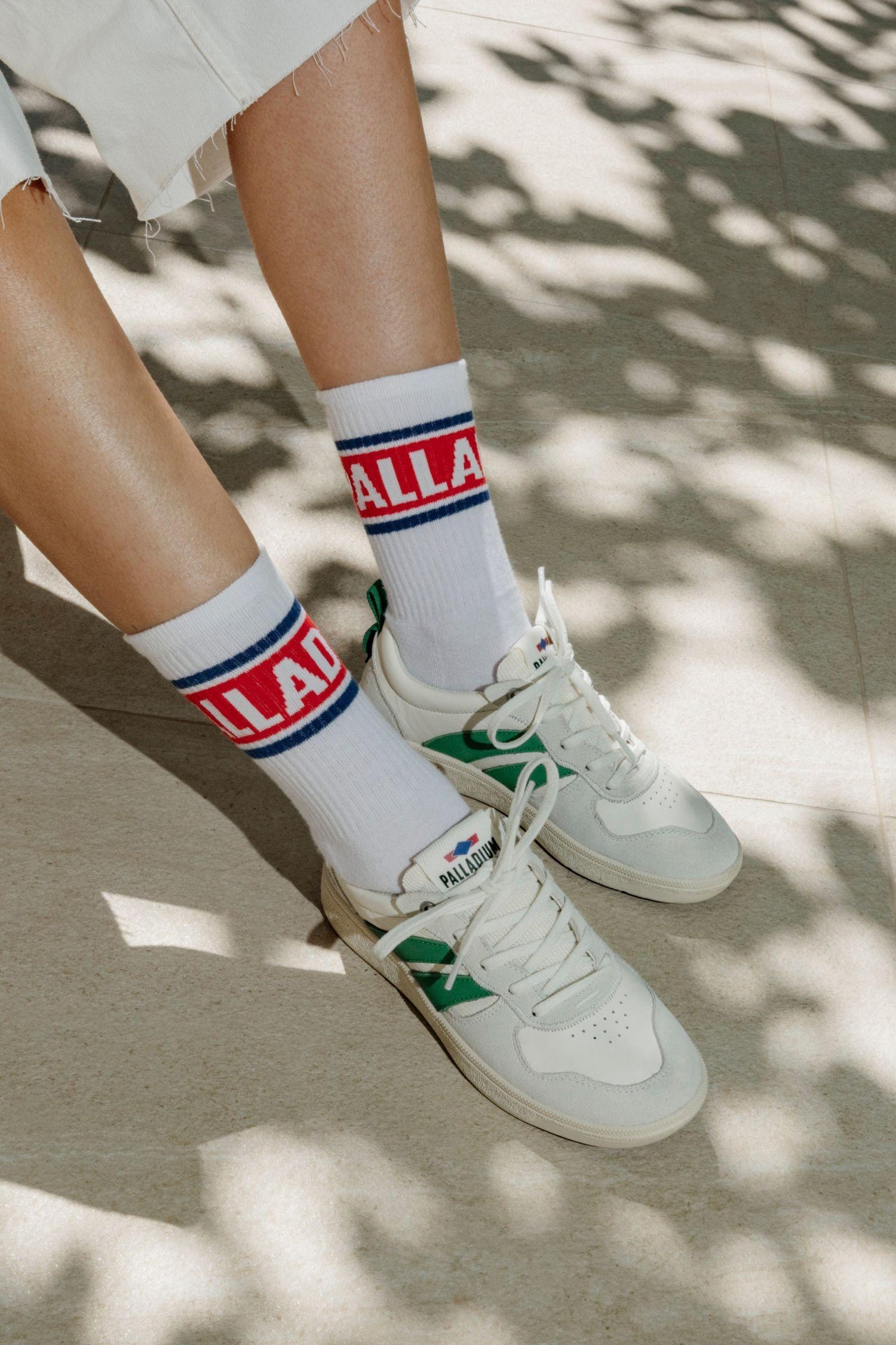 Pallacup Flame Lth Cream/Foliage Green 74485-193
