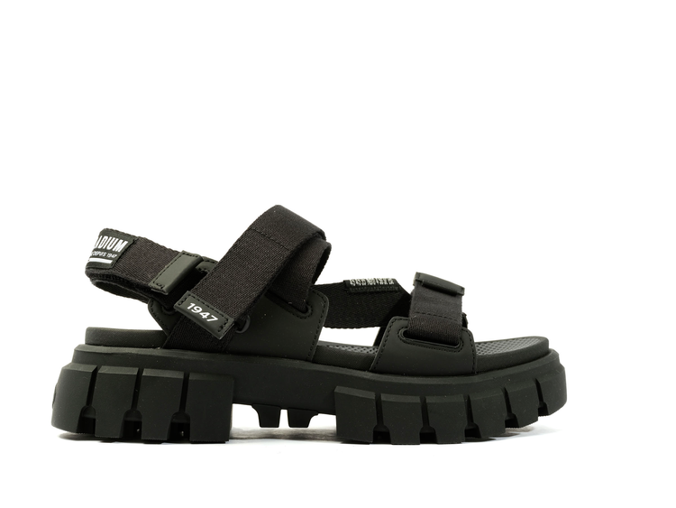 REVOLT SANDAL MONO BLACK