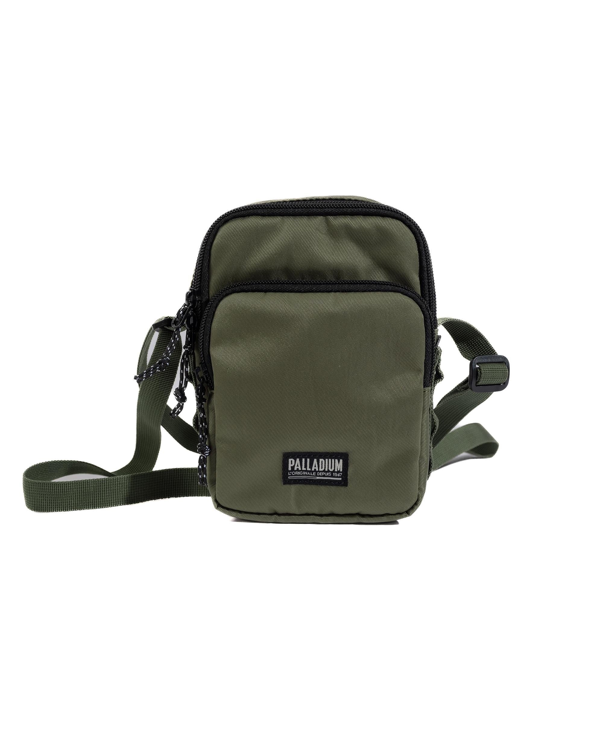 Palladium Logo Water Repellent Crossbody Bag Dusky Green Bg656-308