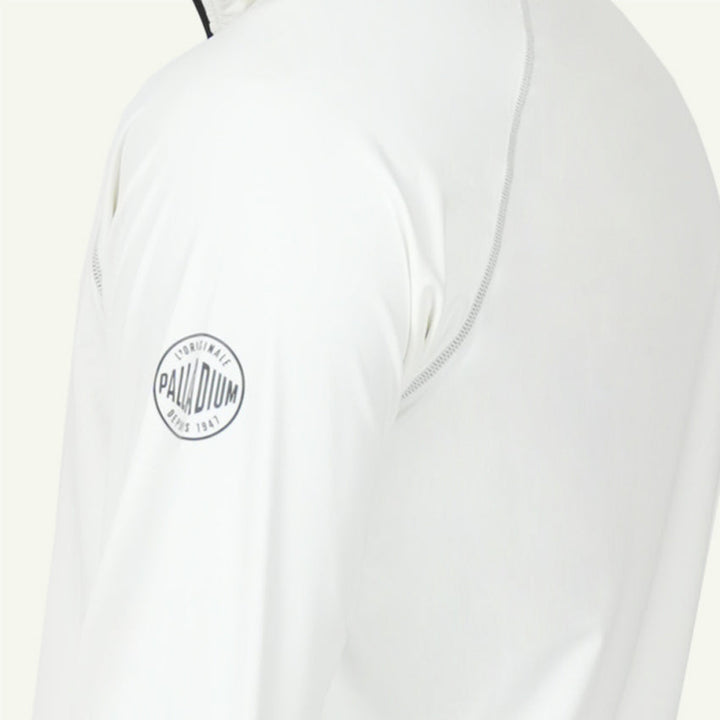 L/S TEE HALF ZIP MEN'S JACKET STAR WHITE