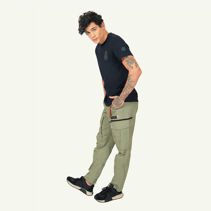 S/S TEE AVN PATCH MEN'S T-SHIRT ANTHRACITE